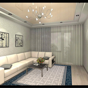 Ковер российский D781 CREAM BLUE - коллекция SERENITY