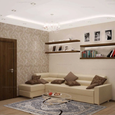 Ковер российский D736 BEIGE - коллекция SERENITY