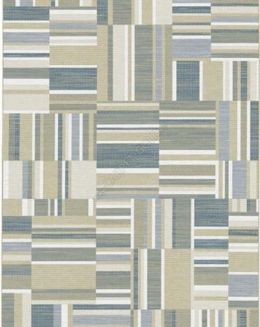 Ковер бельгийский 47025-350 PRISMA (Полипропилен, серый, голубой)