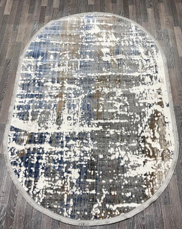 Ковер турецкий 40197A AURA (Акрил, бежевый, серый)