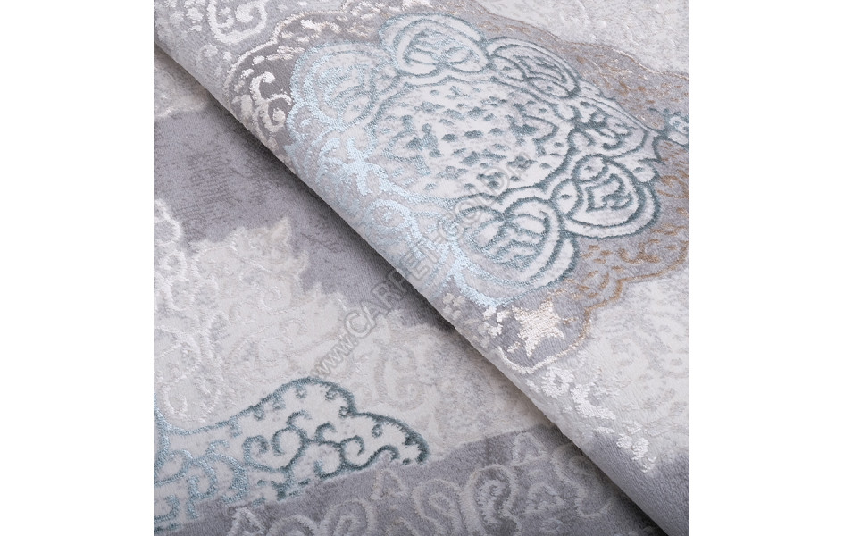 Ковер 4112A ЦВЕТ ACIK MAVI FLOS / ACIK MAVI FLOS Oval