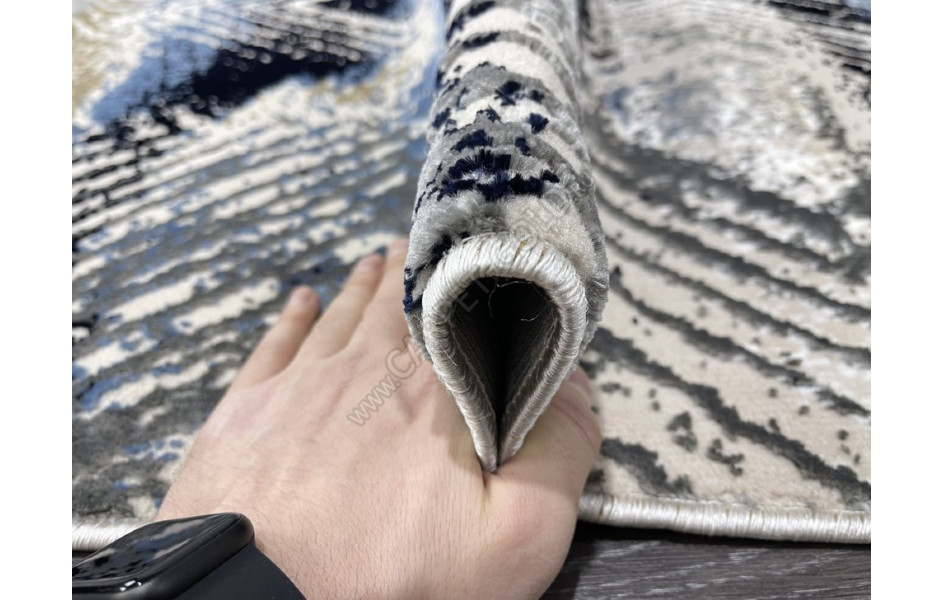 Турецкий ковер 40670A_LACIVERT / K.GRI