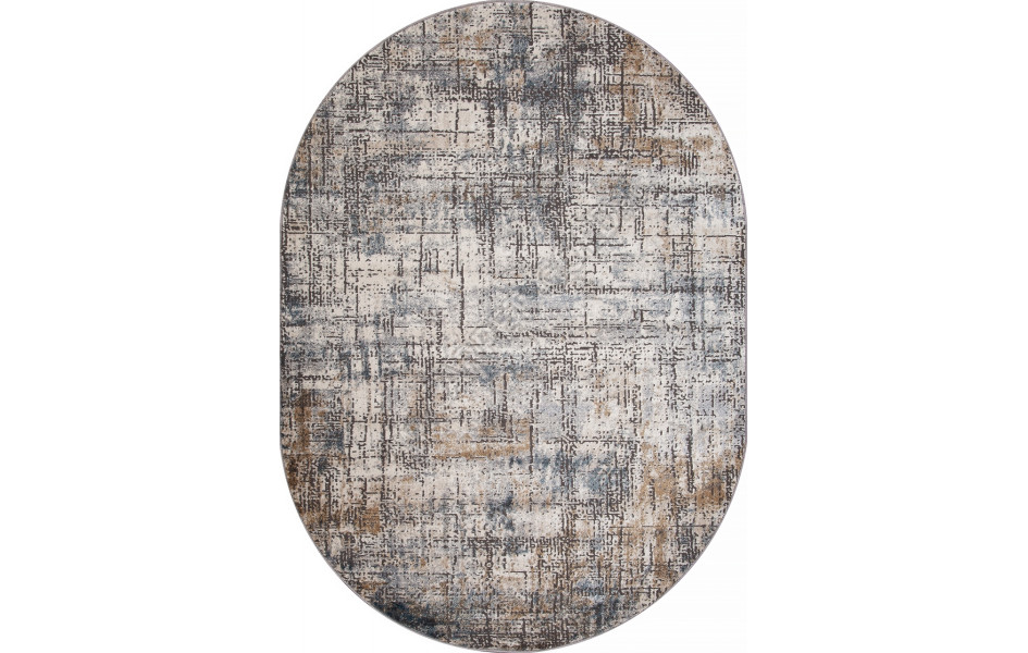 Ковер D871 - BEIGE 2 - Овал - коллекция SERENITY