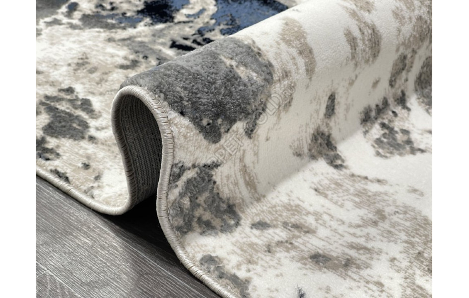 Турецкий ковер 40697B_VIZON / MAVI ОВАЛ