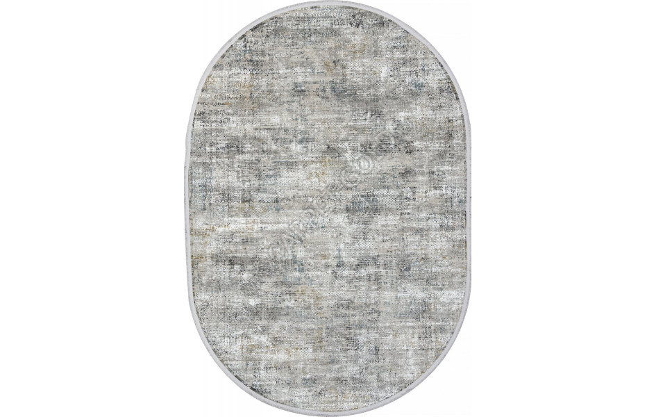 Ковер C270AJ - GREY / BLUE - Овал - коллекция LORENZO