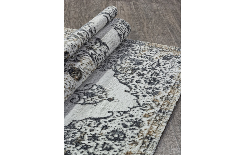 Ковер 02469H - D.GREY / GREY - Прямоугольник - коллекция SAFARI