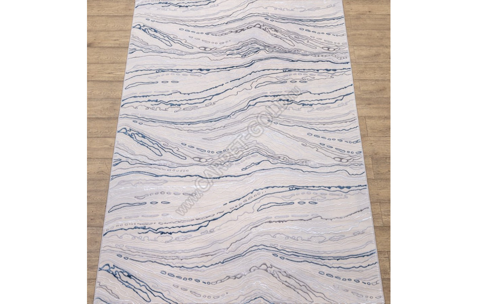 КОВРЫ ДИЗАЙН F592AW ЦВЕТ BEIGE / D.BLUE