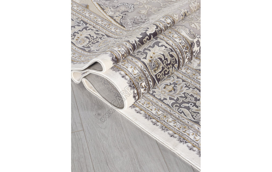 Ковер 00268 - GREY / BEIGE - Прямоугольник - коллекция DUBAI